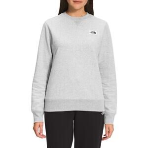 The North Face Crewneck Heritage Patch Crew Fleece Sweatshirt Womens XL Gray EUC